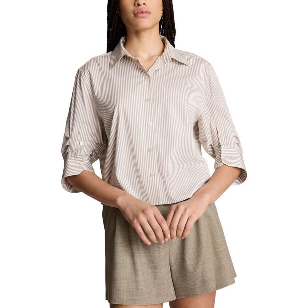 Kenneth Cole Womens Crop Shirt